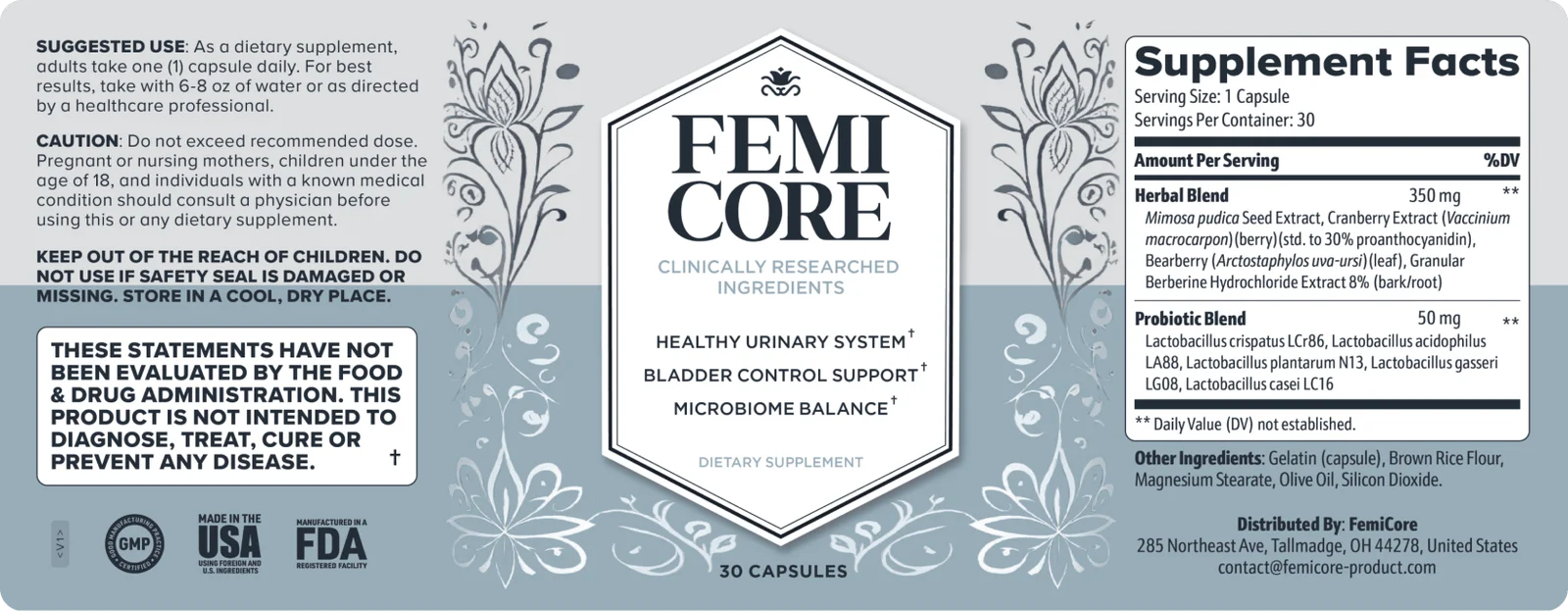 FemiCore-pricing